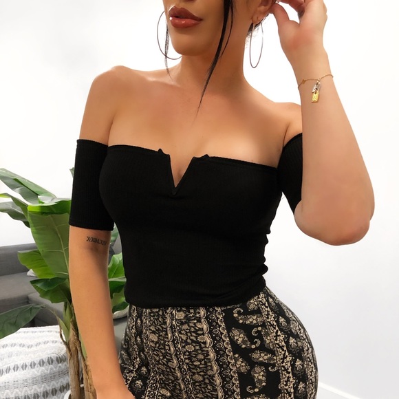 Laura’s Boutique Tops - Maisie Top (Black) Medium Laura’s boutique